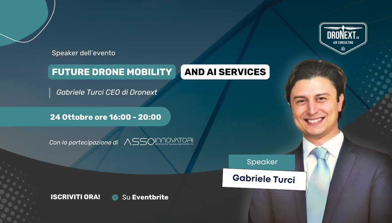 Featured image for “Future Drone Mobility and AI Service – 24 ottobre – Spazio78 – Milano”