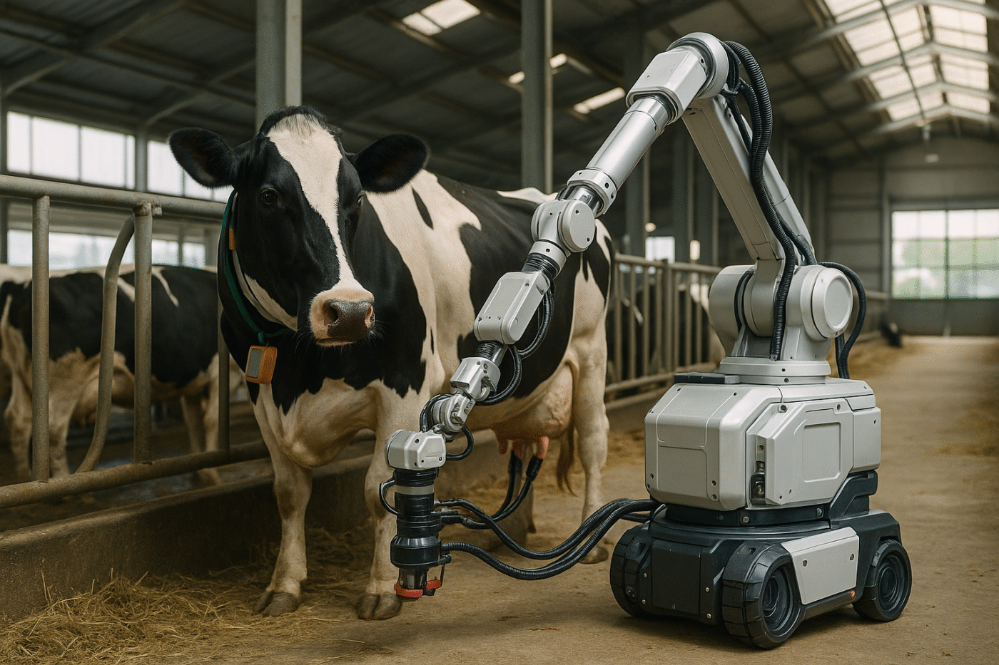 Inseminazione robotica in stalla
