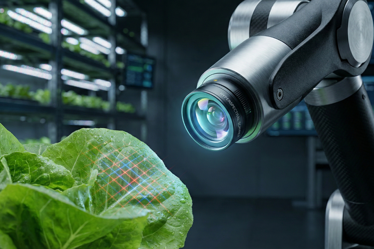 Agricoltura verticale e sensori spettrali