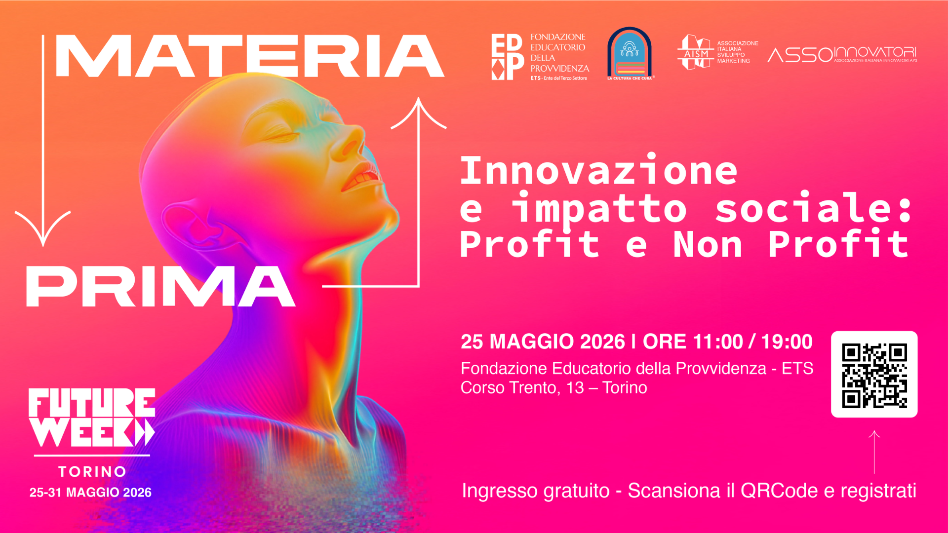 Featured image for “25 Maggio AssoInnovatori a Torino Future Week”